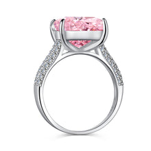 Load image into Gallery viewer, ELLEY PINK PRINCESS PURE STERLING SILVER RING

