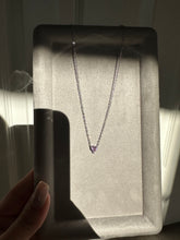 Load image into Gallery viewer, HEART CUT STERLING SILVER NECKLACE
