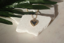 Load image into Gallery viewer, PAVE HEART NECKLACE - GOLD FILLED
