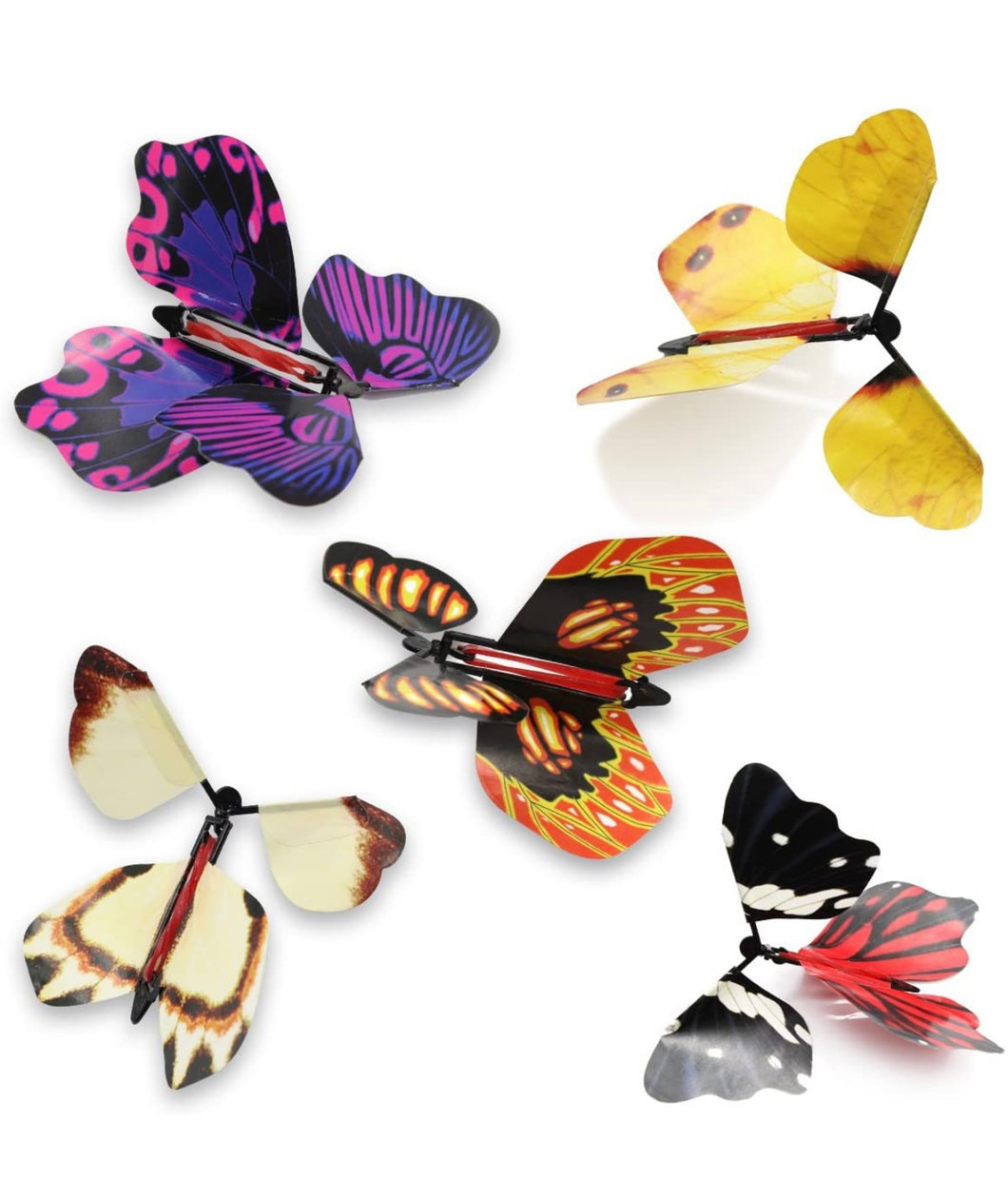 MAGIC WIND UP FLYING BUTTERFLY
