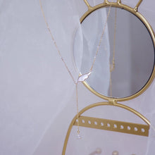 Load image into Gallery viewer, Shel angel wing 14k gold necklace
