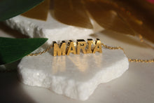 Load image into Gallery viewer, CUSTOM NAME LETTER NECKLACE GOLD COLOR
